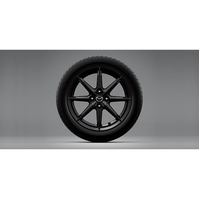 マツダ(MAZDA)アルミホイール 1本 ※タイヤ・センターキャップ別 ブラックメタリック塗装 新型ロードスター ND5RE NDERE 9965N96560(9965-N9-6560)