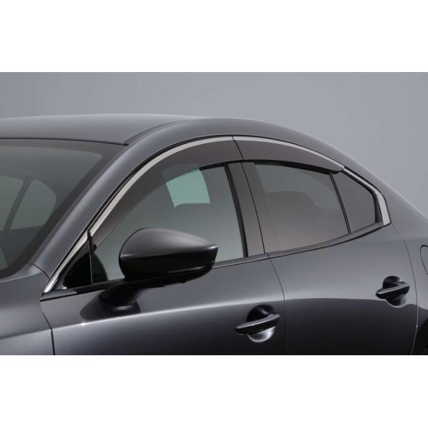 マツダ(MAZDA)アクリルバイザ-/マツダ純正オプション/ファミリア アクセラ アテンザ MAZDA3 MAZDA6/B0J8V3700(B0J8-V3-700)