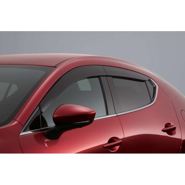 マツダ(MAZDA)アクリルバイザ-/マツダ純正オプション/ファミリア アクセラ アテンザ MAZDA3 MAZDA6/B0L6V3700(B0L6-V3-700)