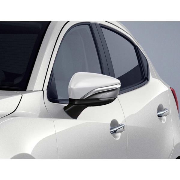 ケンスタイル(KENSTYLE)ドアミラーガーニッシュ(メッキ)/マツダ純正オプション/MAZDA2・DJデミオ/ BMK3V3650(BMK3-V3-650)