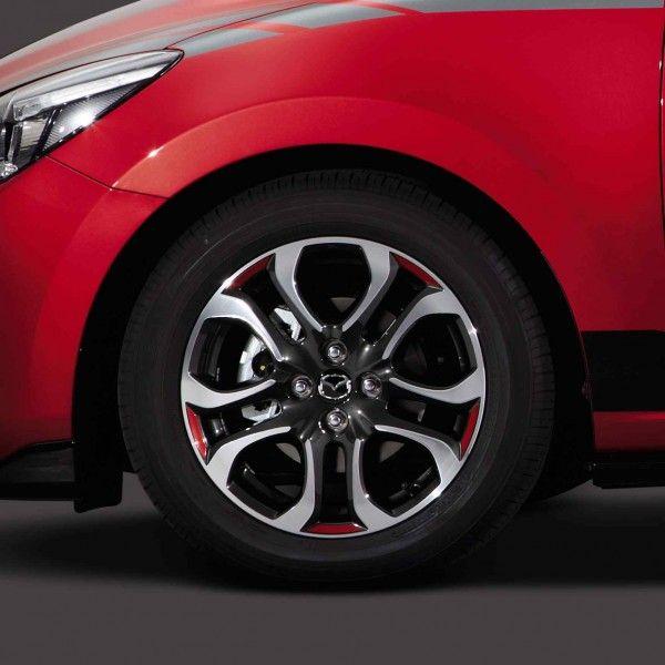 マツダ(MAZDA) ホイールデカール /マツダ純正オプション/デミオDJ/ D09VV3030(D09V-V3-030)