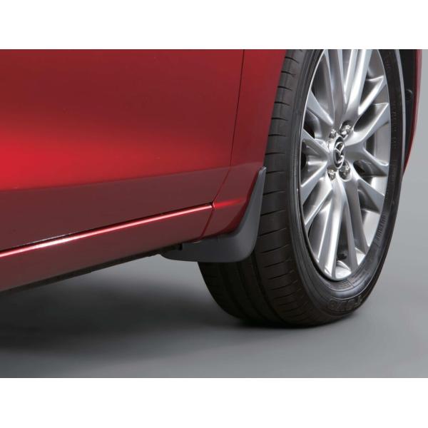 マツダ(MAZDA) マッドフラップ(フロント)ブラック /マツダ純正オプション/MAZDA2・デミオ/ D09VV3450(D09V-V3-450)