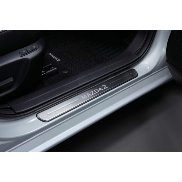 マツダ(MAZDA) スカッフプレート /マツダ純正オプション/MAZDA2・デミオDJ/ D43NV1370(D43N-V1-370)