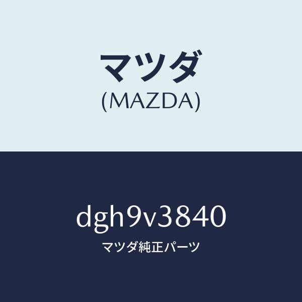 マツダ(MAZDA)ルーフキヤリア/マツダ純正オプション/デミオ MAZDA2/DGH9V3840(DGH9-V3-840)
