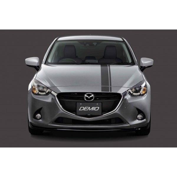 マツダ(MAZDA) センターデカール(ダークシルバー) /マツダ純正オプション/デミオDJ/ DJD1V3040R2(DJD1-V3-040 R2)