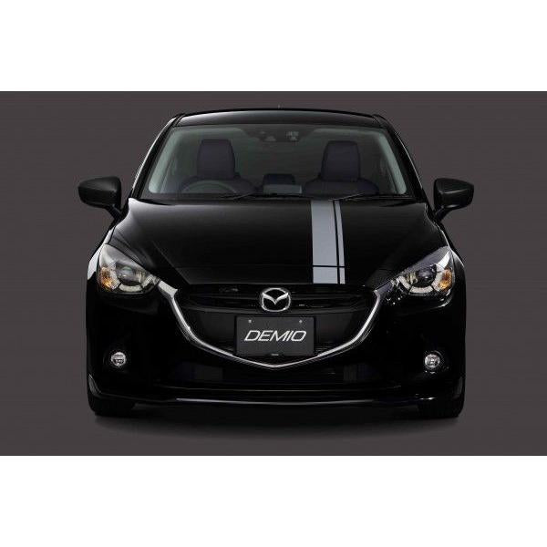 マツダ(MAZDA) センターデカール(ライトシルバー) /マツダ純正オプション/デミオDJ/ DJD1V3040S2(DJD1-V3-040 S2)