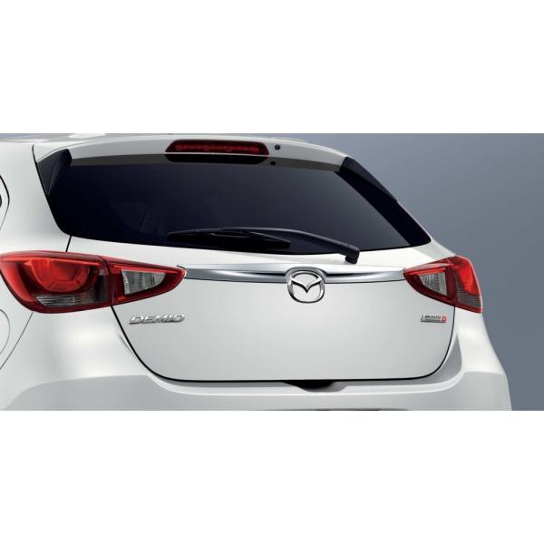 ケンスタイル(KENSTYLE)リアゲートガーニッシュ(メッキ)/マツダ純正オプション/MAZDA2・DJデミオ/ DJK1V3090(DJK1-V3-090)