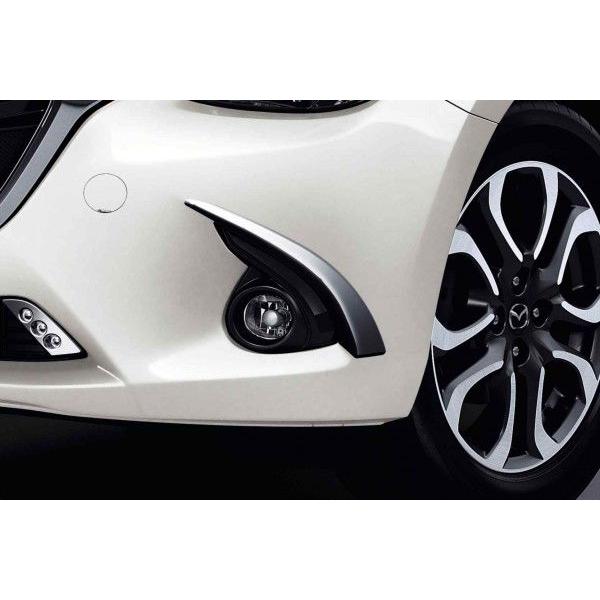 マツダ(MAZDA) フォグランプガーニッシュ(メッキ)/ /マツダ純正オプション/デミオDJ/ DJK1V4380(DJK1-V4-380)