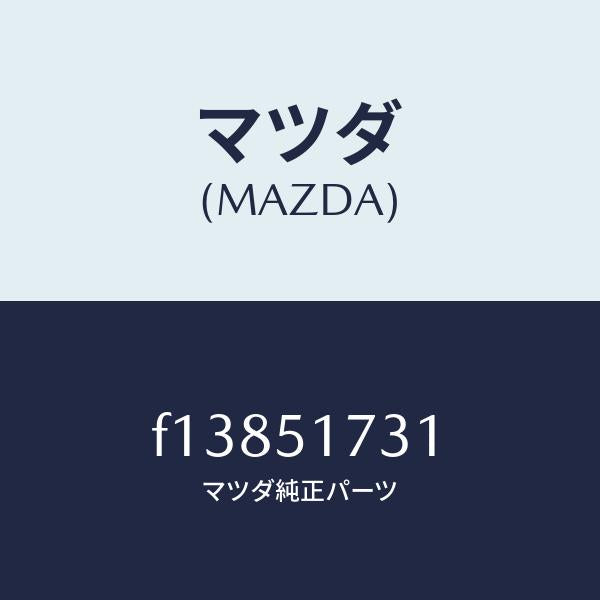 マツダ(MAZDA)マスコツト フロント/マツダ純正部品/RX7 RX-8/ランプ/F13851731(F138-51-731)