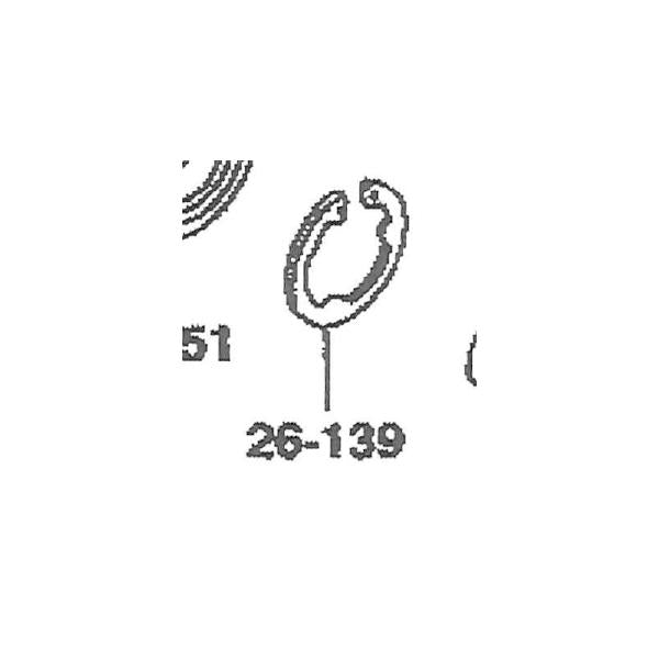 マツダ(MAZDA)リング リテーニング/マツダ純正部品/コスモ/リアアクスル/J00126139A(J001-26-139A)