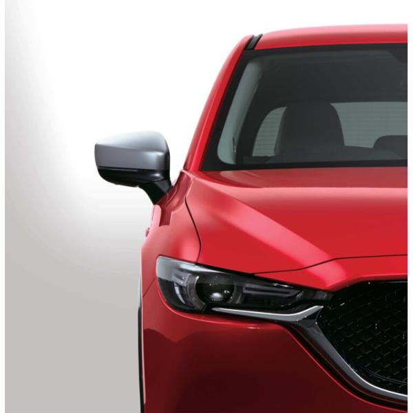 マツダ(MAZDA)ドアミラーガーニッシュ(ブライトシルバー)/マツダ純正オプション/CX-5(KF型) /K156V3650(K156-V3-650)