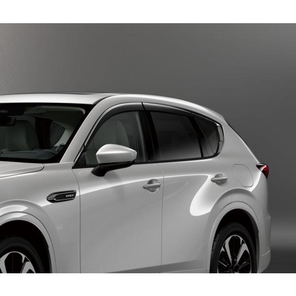 マツダ(MAZDA)アクリルバイザー〈ブライトモールディング車用〉/マツダ純正オプション/CX-60/K628V3700(K628-V3700)