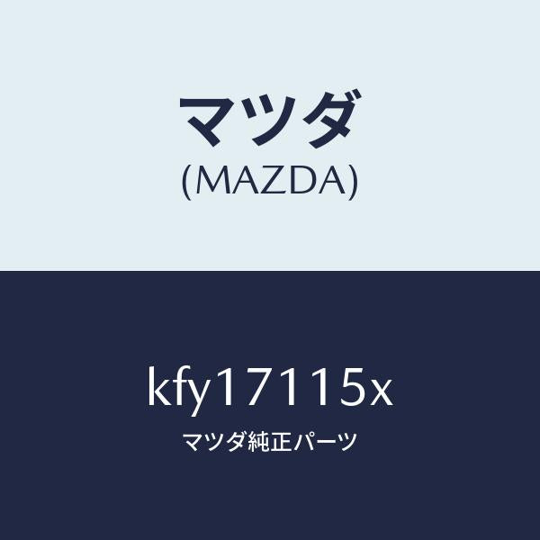 マツダ(MAZDA)パネル(L) ホイールハウス/マツダ純正部品/CX系/リアフェンダー/KFY17115X(KFY1-71-15X)