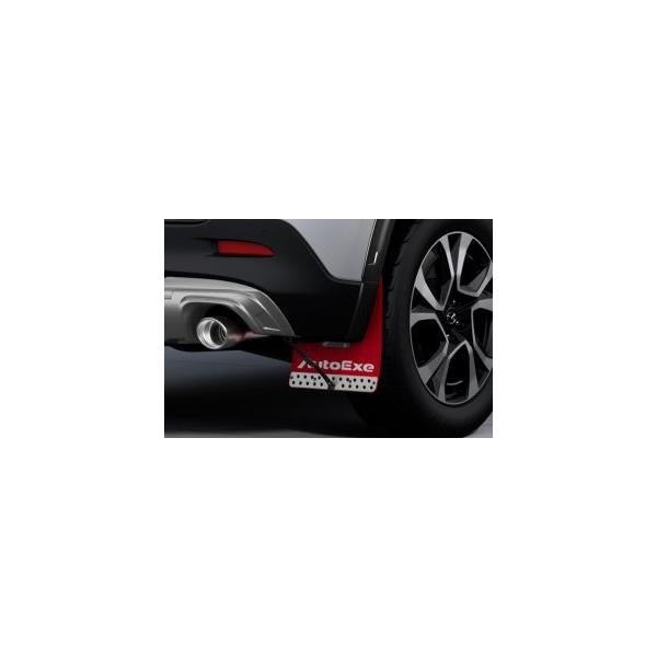 オートエグゼ(AUTOEXE) マッドフラップセット レッド塗装 新型CX-5(KM系) KMA1V3440(KMA1-V3-440)