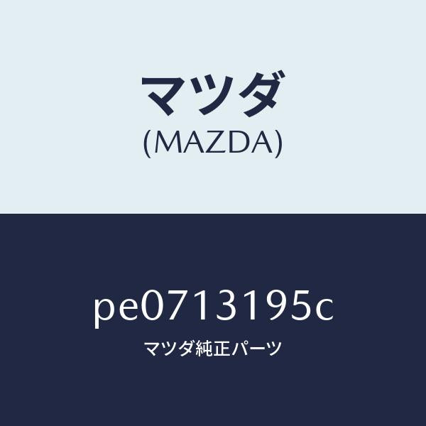 マツダ(MAZDA)チヤンバーレゾナンス/マツダ純正部品/車種共通/エアクリーナー/PE0713195C(PE07-13-195C)