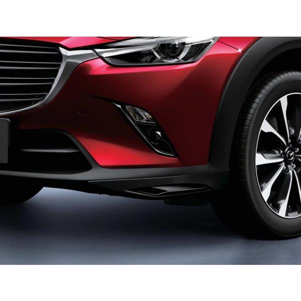 マツダスピード(MAZDASPEED)フロントアンダースカート ブリリアントブラック/マツダ純正オプション/CX-3/QDK150AH0PZ