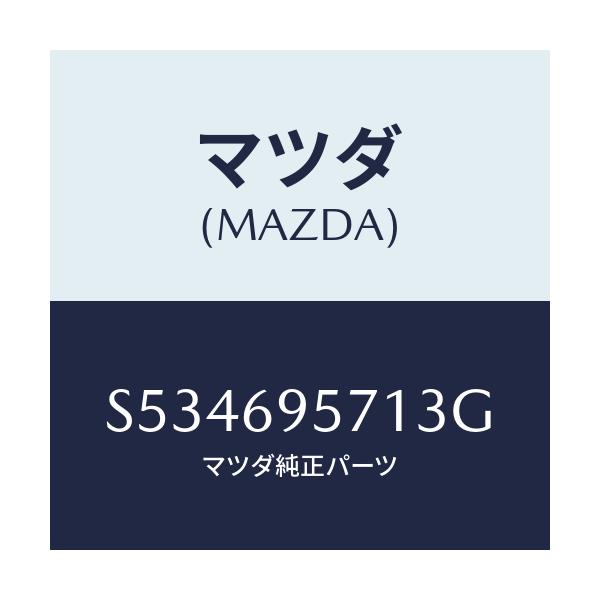 マツダ(MAZDA) レイル ガード.リヤー/ボンゴ/ドアーミラー/マツダ純正部品/S534695713G(S534-69-5713G)