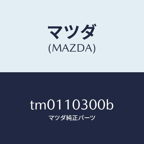 マツダ(MAZDA)ブロツクシリンダー/マツダ純正部品/タイタン/シリンダー/TM0110300B(TM01-10-300B)