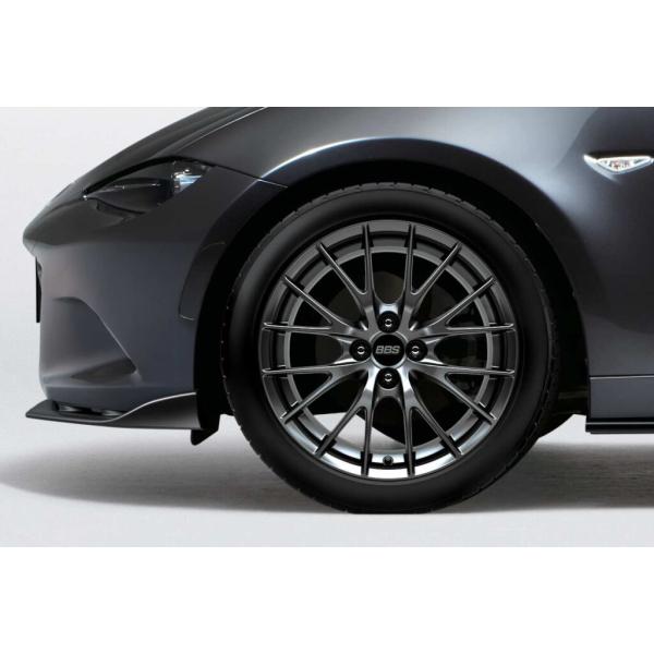 マツダ(MAZDA)アルミホイール(17X7.0J)ブラックメタリック塗装×1本 BBS社製鍛造オプション /NDロードスター ND5RC/ 9965987070(9965-98-7070)マツダ純正