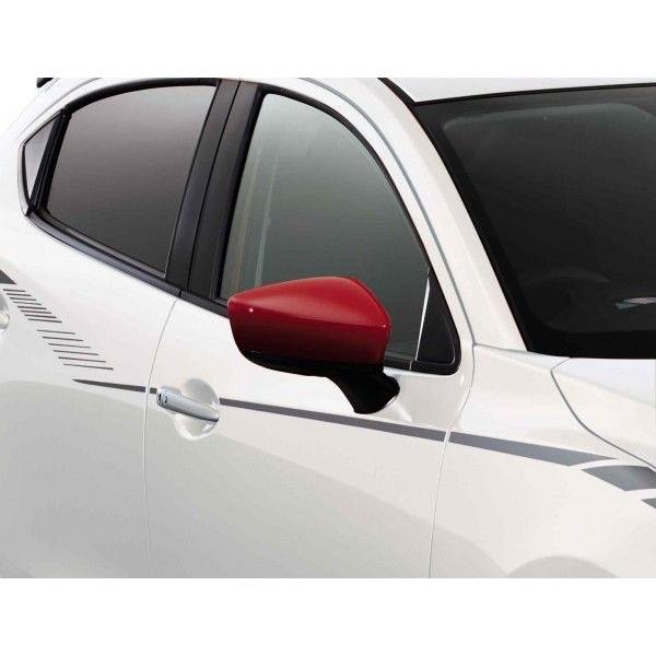 マツダ(MAZDA) ドアミラーガーニッシュ(ソウルレッドプレミアムM)右 /マツダ純正オプション/デミオDJ/ B62B691N162(B63B-69-1N1 62)