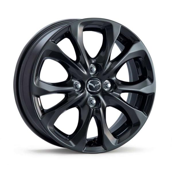 マツダ(MAZDA) アルミホイール(ガンメタリック) 1本 15×5.5J エアバルブ付き・アルミホイール付車用 /マツダ純正/MAZDA2・デミオ/ D09VV3810(D09V-V3-810)