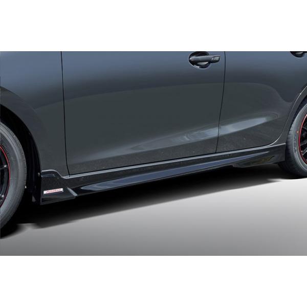 オートエグゼ(AUTOEXE) サイドアンダースポイラー ピアノブラック MAZDA2 DJA1V4910(DJA1-V4-910)