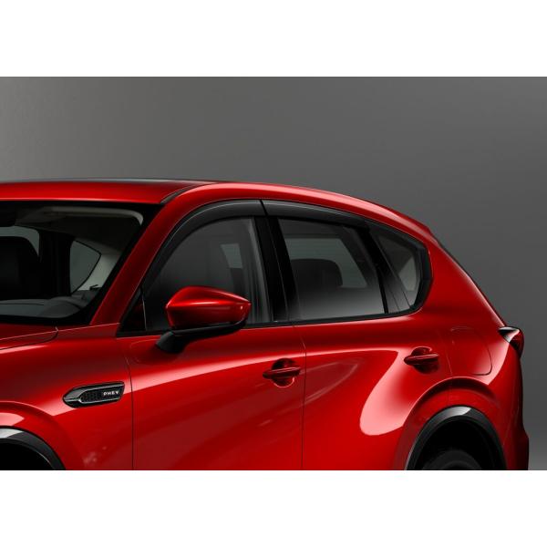 マツダ（MAZDA）アクリルバイザー〈ブラックモールディング車用