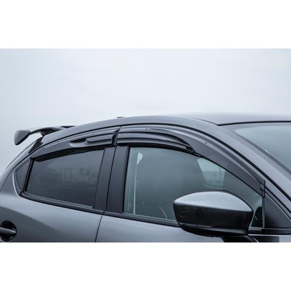 オートエグゼ(AUTOEXE) スポーツサイドバイザー 1台分 MAZDA2 デミオ DJ系 DJA1V3700(DJA1-V3-700) 旧品番MDJ0400A