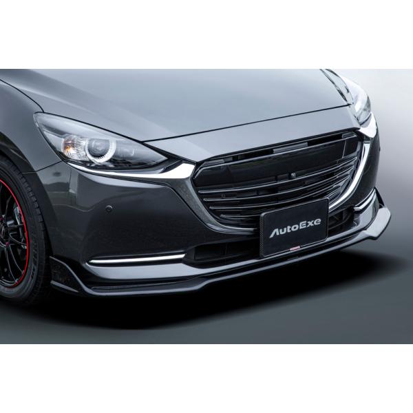 オートエグゼ(AUTOEXE) フロントグリル ピアノブラック MAZDA2 DJ系