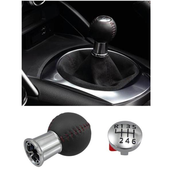 マツダ(MAZDA)チェンジレバーノブ&プッシュボタン /NDロードスター ND5RC/ N24446030B-N24346032(N244-460-030B)マツダ純正オプション