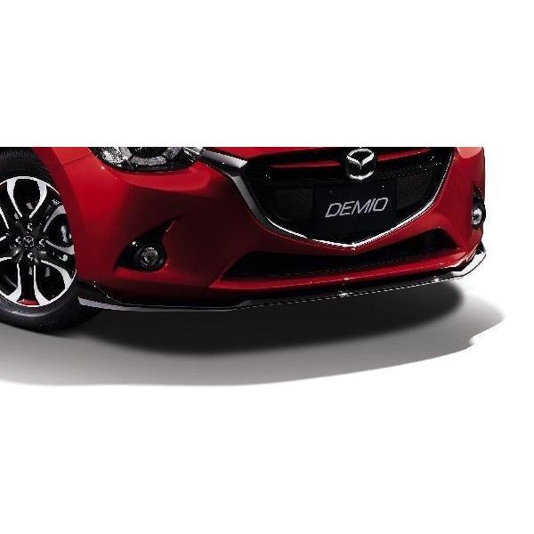 マツダ(MAZDA) フロントアンダースカート マツダスピード ブリリアントブラック /マツダ純正オプション/デミオDJ/ QDJE50AH0PZ(QDJE-50-AH0 PZ)