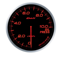 Defi-Link Meter ADVANCE BF 油圧計（表示範囲：0kPa～1000kPa） アンバーレッド DF10202