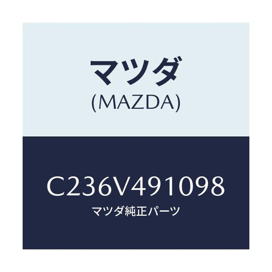 マツダ(MAZDA) サイドエアーダムスカート/プレマシー/複数個所使用/マツダ純正オプション/C236V491098(C236-V4-91098)