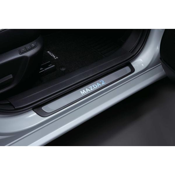 マツダ（MAZDA）ILLUMI SCUFF PLATE/マツダ純正オプション/デミオ MAZDA2/D43PV1370(D43P-V1-370)