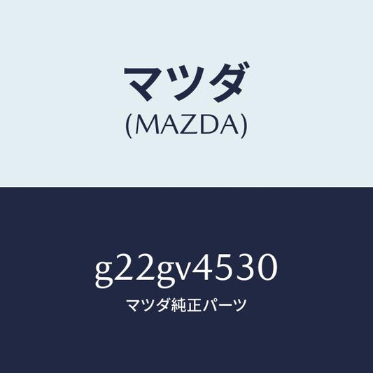 マツダ（MAZDA）アクリルバイザーセツト/マツダ純正オプション/カペラ アクセラ アテンザ MAZDA3 MAZDA6/G22GV4530(G22G-V4-530)