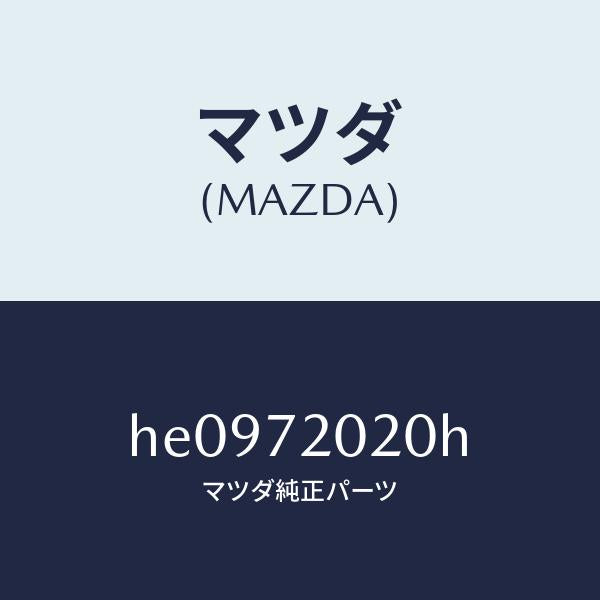マツダ（MAZDA）ボデー(R) リヤードアー/マツダ純正部品/ルーチェ/リアドア/HE0972020H(HE09-72-020H)
