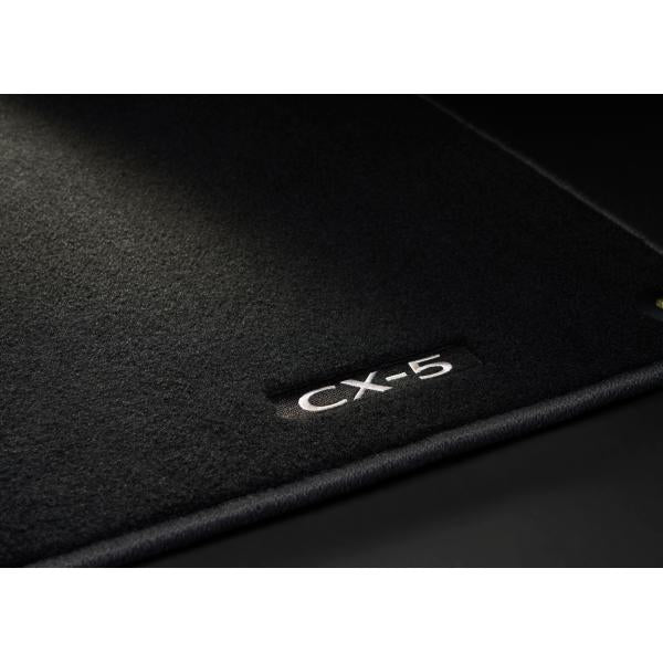 マツダ純正オプション 新型CX-5(KM系) MAZDAフロアマット(スポーツ) 1台分 運転席・助手席=車種名刺繍付 K1D5V0320(K1D5-V0-320)