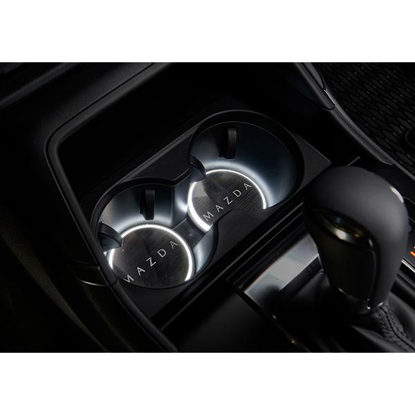 マツダ純正オプション 新型CX-5(KM系) カップホルダーイルミネーション ホワイト色 K1D7V7110(K1D7-V7-110)