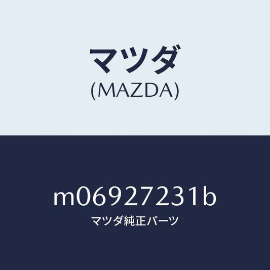 マツダ（MAZDA）ケース デイフアレンシヤル ギヤー/マツダ純正部品/車種共通/M06927231B(M069-27-231B)