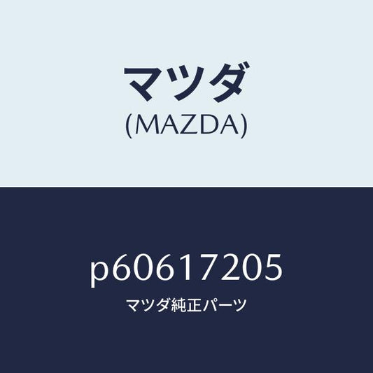 マツダ（MAZDA）リングリテーニング/マツダ純正部品/車種共通/チェンジ/P60617205(P606-17-205)