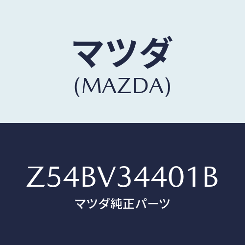 マツダ(MAZDA) ＭＵＤＦＬＡＰＳＥＴ/OEMスズキ車/複数個所使用/マツダ純正オプション/Z54BV34401B(Z54B-V3-4401B)