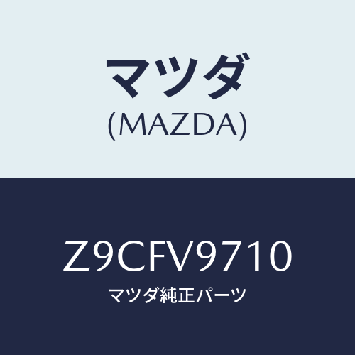 マツダ(MAZDA) ＣＨＡＩＮ－ＴＩＲＥ ＬＡＤＤＥＲ/OEMスズキ車/複数個所使用/マツダ純正オプション/Z9CFV9710(Z9CF-V9-710)