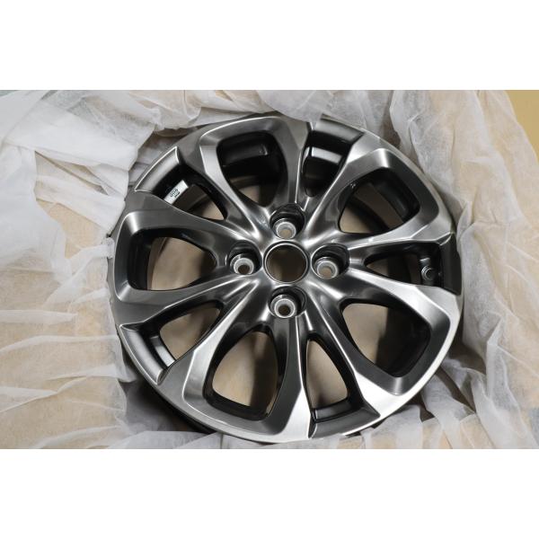 マツダ（MAZDA） ディスク,アルミホイール 1本(センターキャップ・エアバルブ・ナット1本分セット) ブライト /マツダ純正オプション/デミオDJ(9965-55-5550)