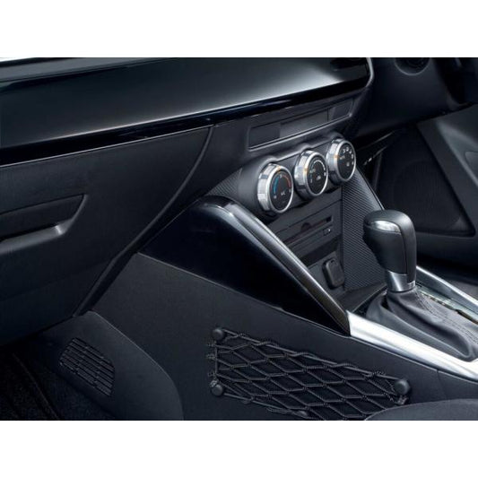 ダムド(DAMD) コンソールサイドデコレーションパネル(グロスブラック)左右セット/マツダ純正オプション/MAZDA2・DJデミオ/(D10L-64-23X02/D10L-64-24X02)