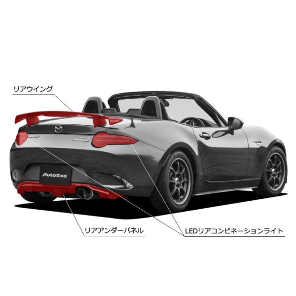 オートエグゼ(AUTOEXE) リアウィング NDロードスター NDERC ロードスターRF MND2610