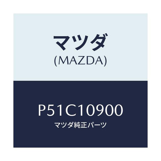 マツダ(MAZDA) プレート エンド/車種共通/シリンダー/マツダ純正部品/P51C10900(P51C-10-900)