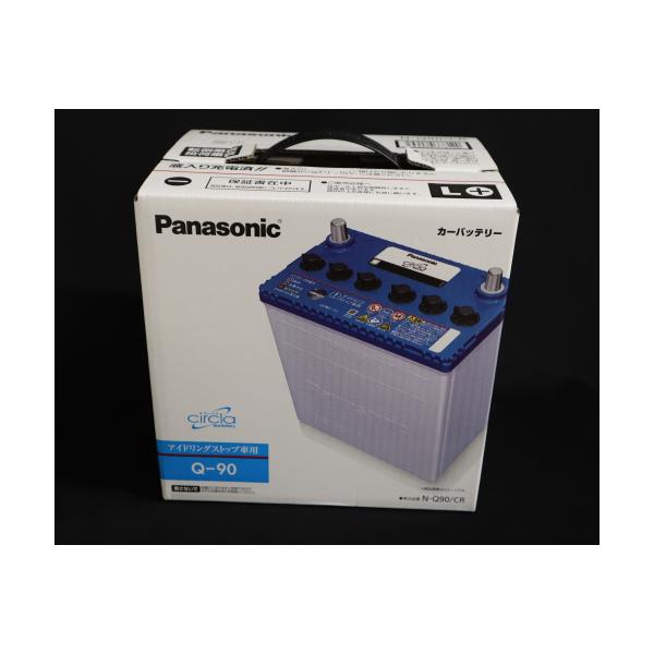 当日出荷対応品パナソニックPanasonic自動車バッテリーcirclaサークラアイドリングストップ車用/マツダ純正部品/車種共通マツダスピード/Q90CR(Q90C-R-)