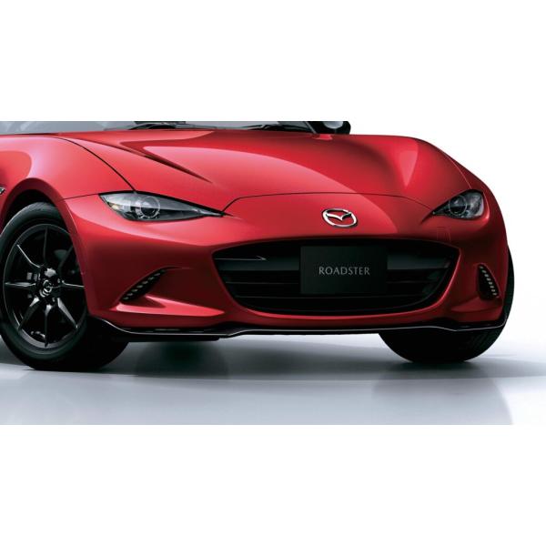 マツダスピード（MAZDASPEED）フロントアンダースカート+リアスポイラー ブリリアントブラック /NDロードスター ND5RC/QND150AH0(QND1-50-AH0)マツダ純正