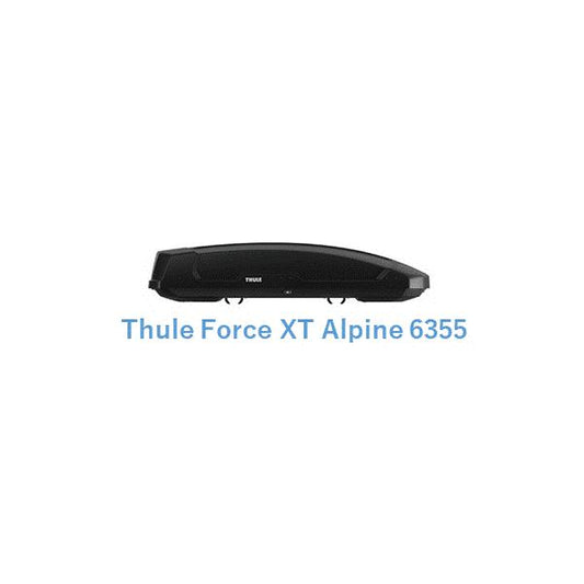 スーリー(Thule) ルーフボックス Thule Force XT Alpine ブラックエアロスキン 6355/TH6355